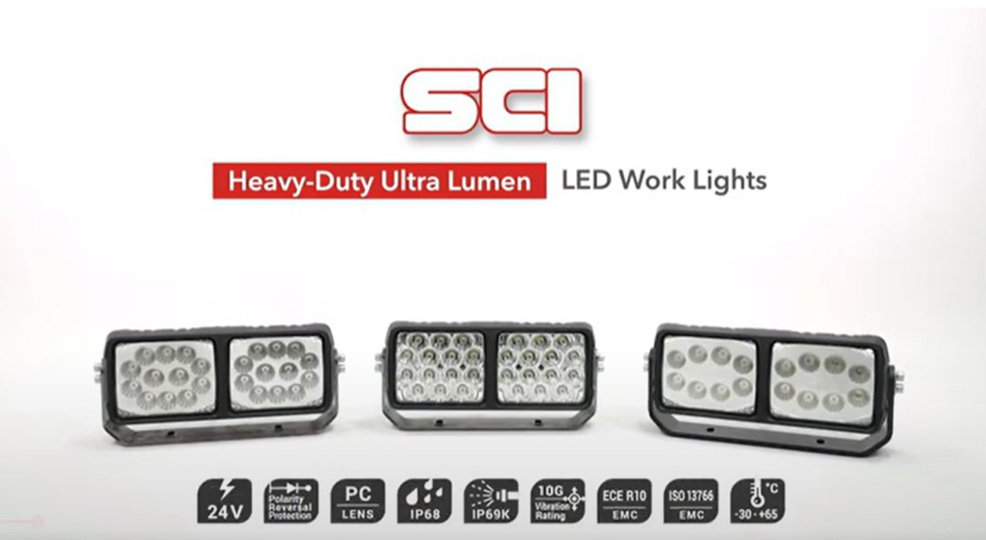 SCI-Heavy Duty Ultra Lumen LED Work Lights