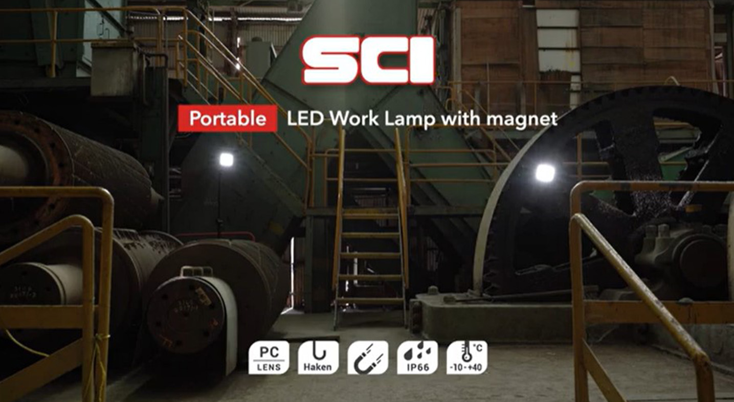 SCI Portable LED Work Lamp with magnet