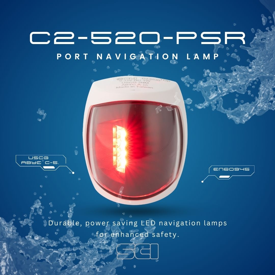 C2-520-PSR 2NM Navigation Lamp (Port/Red)