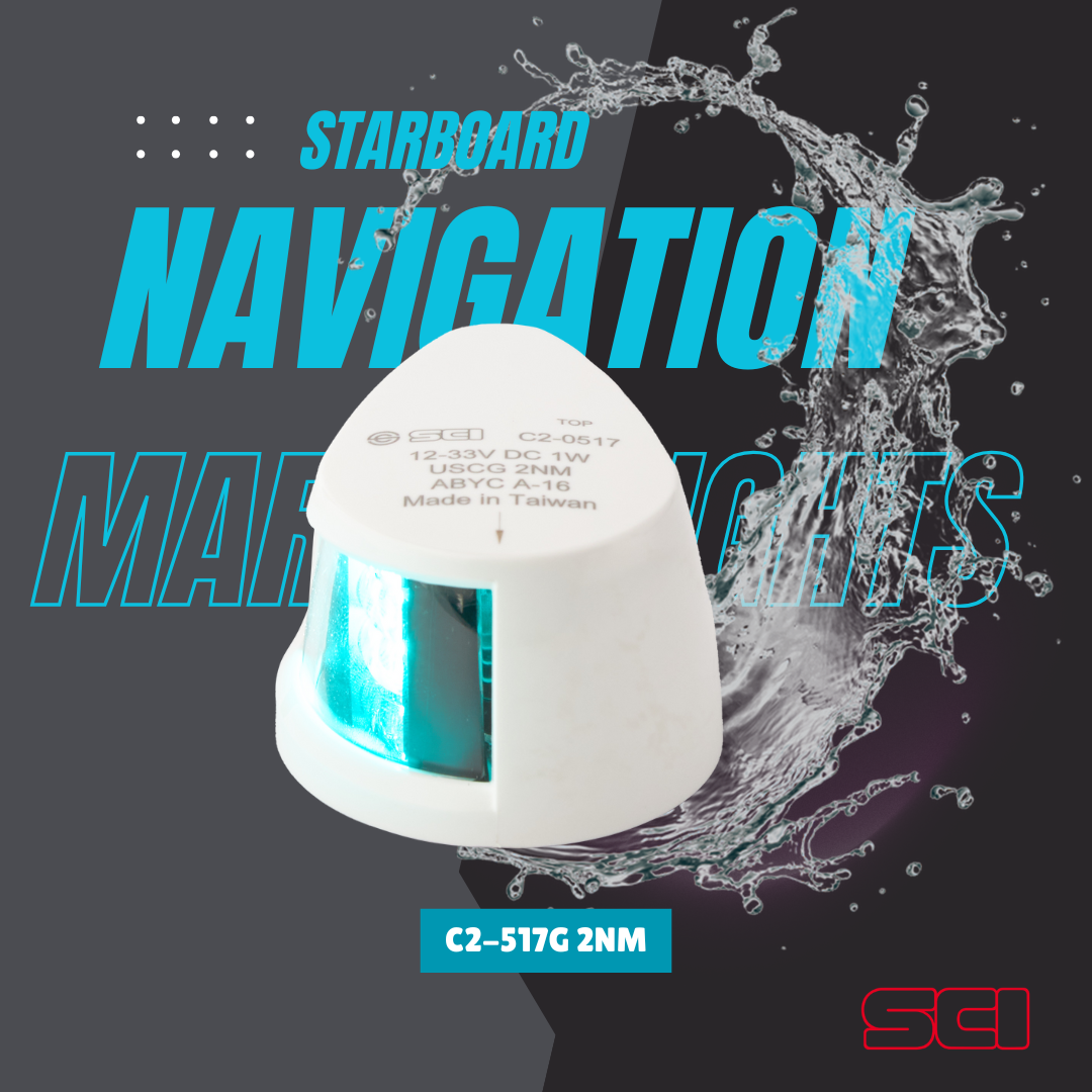C2-517G 2NM Starboard Navigation Lamp