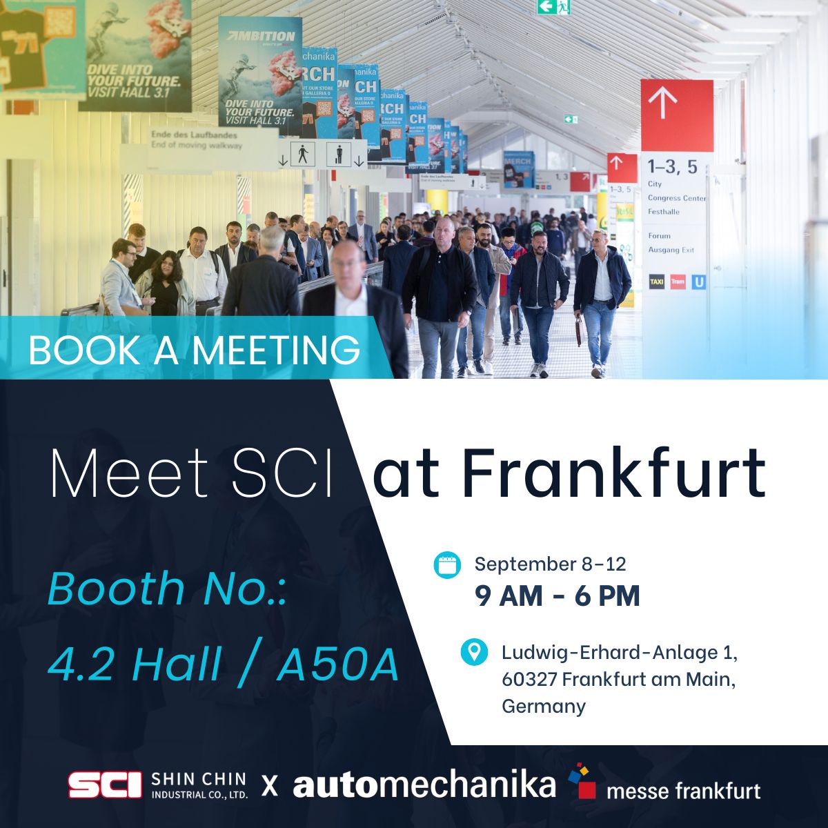 Schedule a Meeting with SCI Automechanika Frankfurt 2026