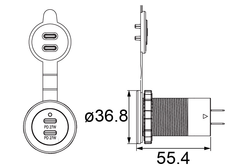 USB Size Diagram_A13-266CC54