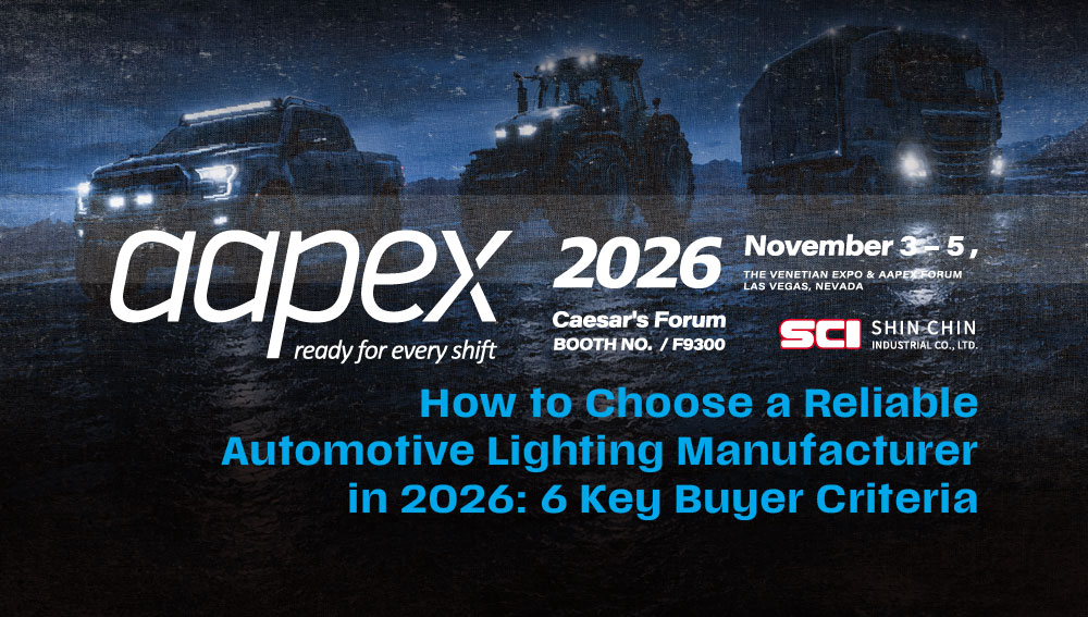 aapex 2026 Blog_How to Choose a Reliable Automotive Lighting Manufacturer in 2026- 6 Key Buyer Criteria