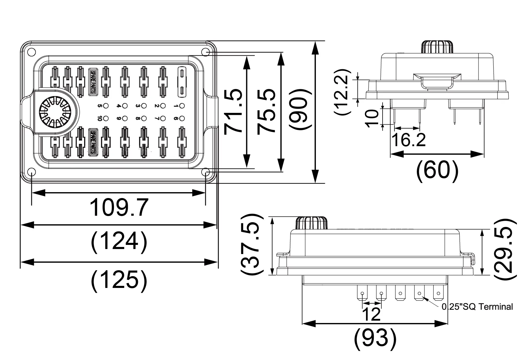 FUSE BLOCKS Size Diagram_R3-83-01-1L310 10-WAY