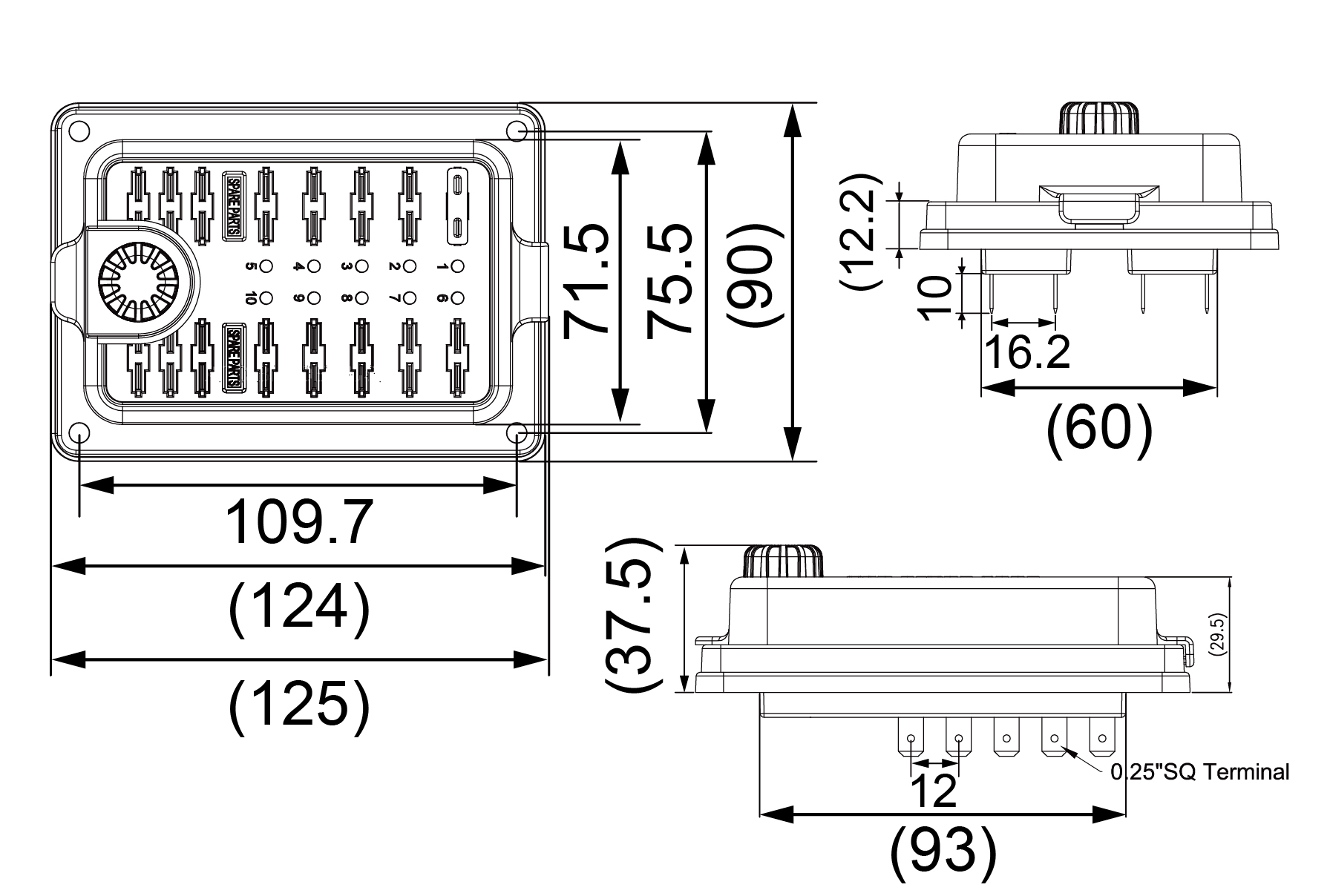 FUSE BLOCKS Size Diagram_R3-83-01-1L310 10-WAY