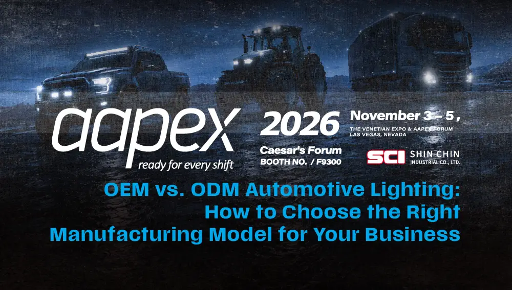 aapex 2026 Blog_OEM vs. ODM Automotive Lighting- How to Choose the Right Manufacturing Model for Your Business